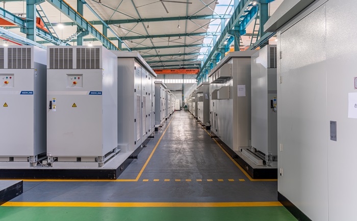 What is a PV step-up transformer used for?