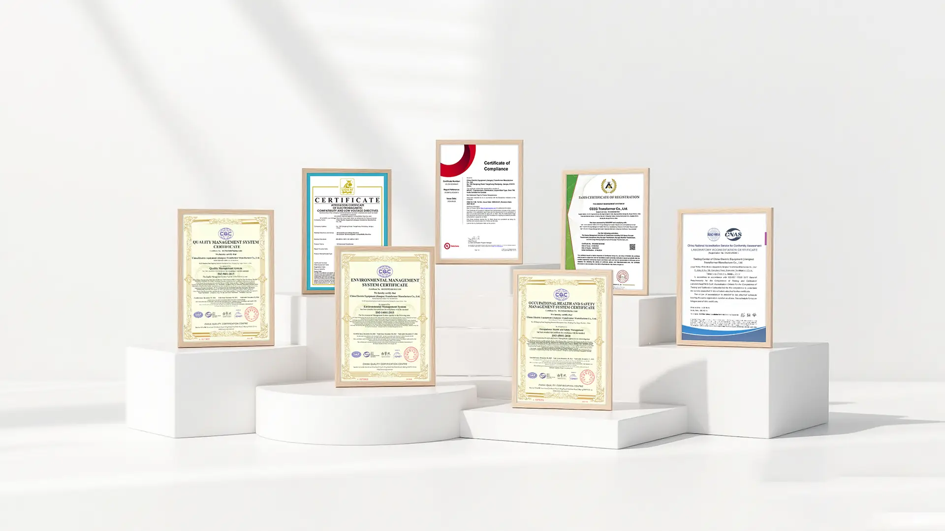 CEEG International Quality and Safety Certificates for Power Transformers and Substations